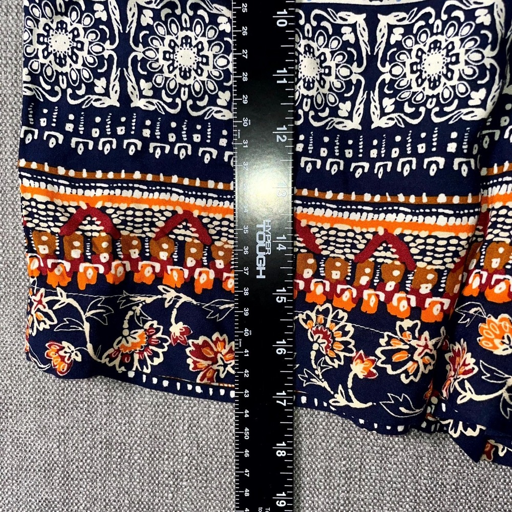 Beach Lunch Lounge Shorts Women Medium Multicolor Patterned Chic Bohemian Summer - Picture 9 of 11